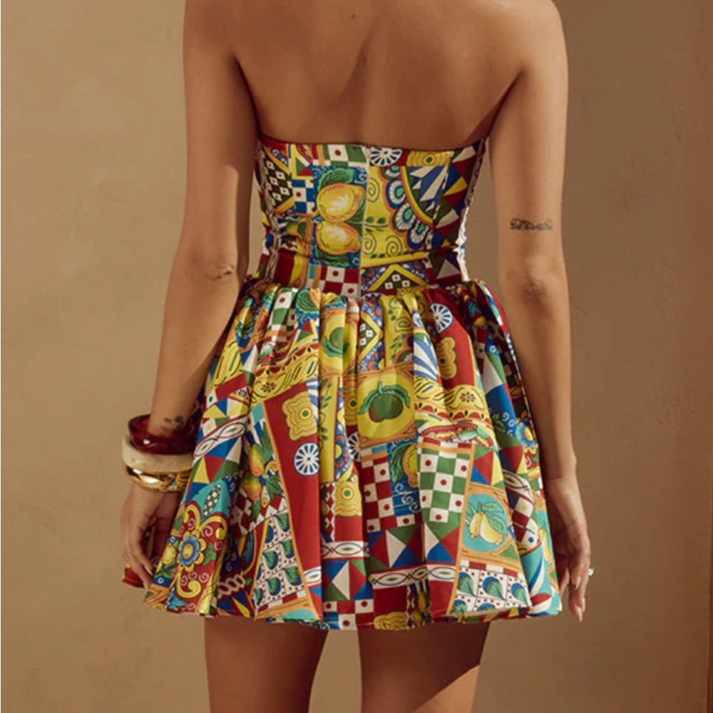 Vibrant Multicolor Mini Dress